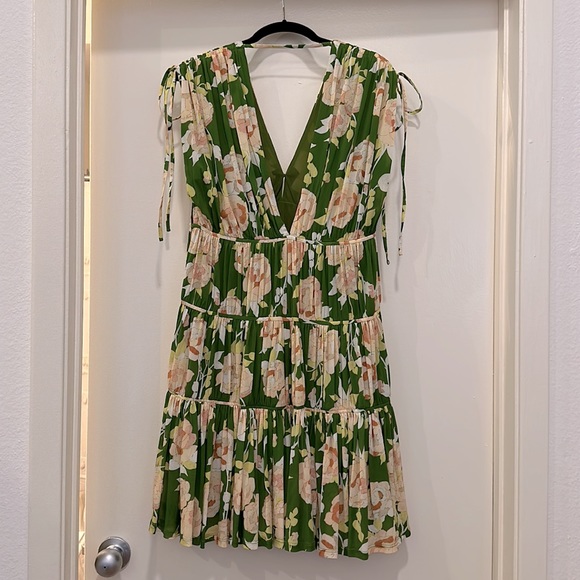 REBECCA TAYLOR Mesh Summer Floral Dress - Picture 6 of 12
